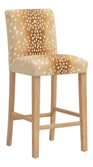 Bar stool in Fawn Natural