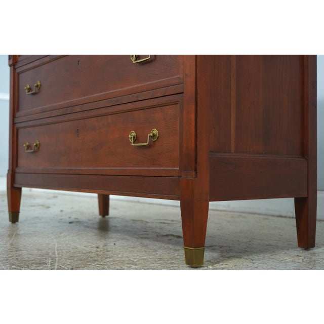 Stickley Cherry Regency Style 5 Drawer Dresser For Sale - Image 9 of 18