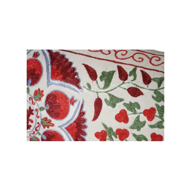 Suzani Pillow Cover For Sale In New York - Image 6 of 7