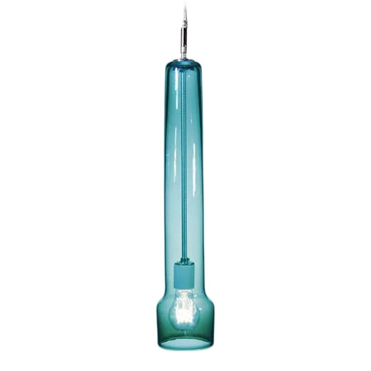 Visor Pendant Light from the Flashlight Collection in Lagoona For Sale