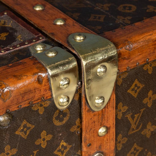 Wardrobe Trunk in Monogram Canvas from Louis Vuitton, France, 1930s For Sale - Image 11 of 18