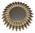 Vintage Italian Gilded Sunburst Mirror, 1960s For Sale