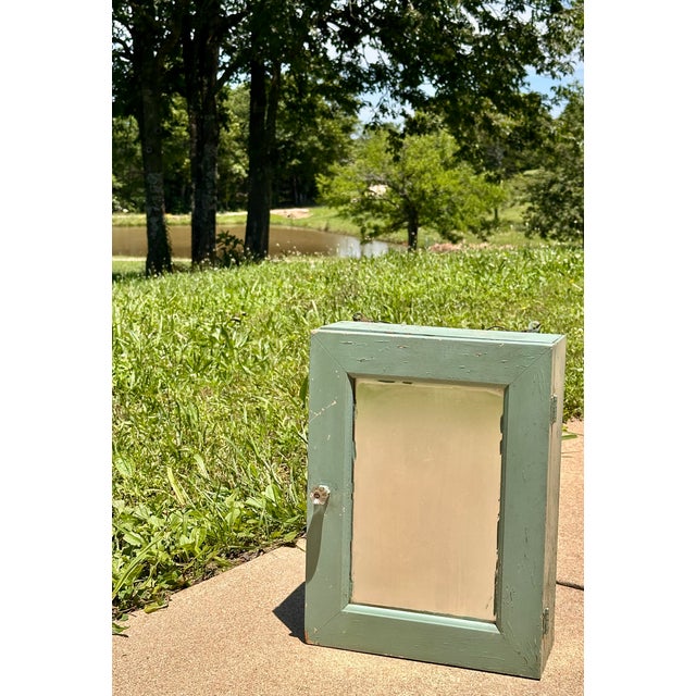 Primitive Mirrored Wall Mount Medicine Cabinet For Sale - Image 17 of 17