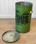 Antique 22" Farmhouse General Store Green Tin Flour Bin For Sale - Image 6 of 11