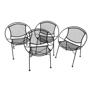 Mid 20th Century Tempestini for Salterini Radar Hoop Chairs - Set of 4, Attributed For Sale