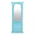 Antique Haveli Blue Floor Mirror For Sale