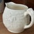 Off-white Mid 20th Century Wedgewood Devonshire Off-White Embossed Classical Hunting Creamer Cream Pitcher For Sale - Image 8 of 10