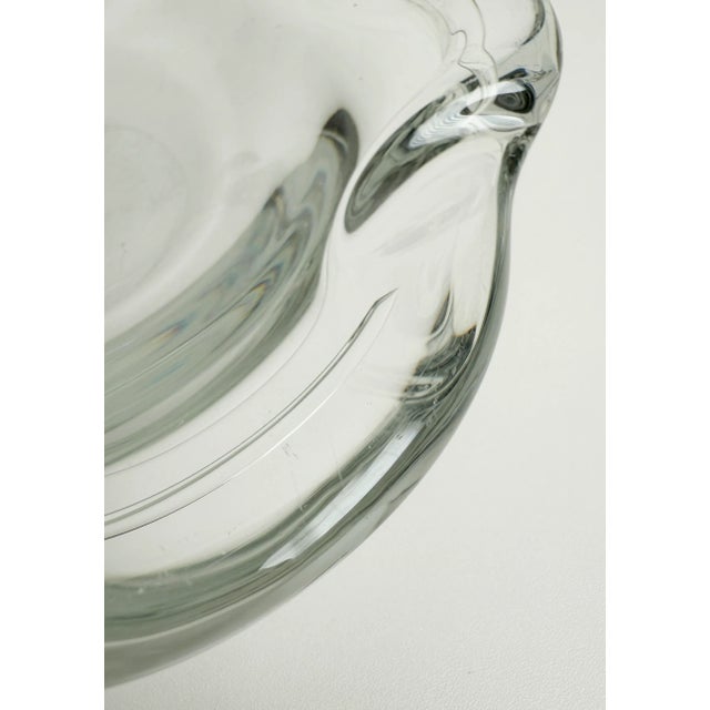 Transparent Large French Crystal Vide-Poche, 1960's For Sale - Image 8 of 10