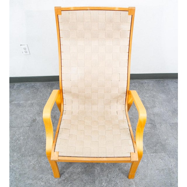 Mid Century Danish Modern Lounge Chair Set Armchair Cream Finn Ostergaard Pair For Sale In Sacramento - Image 6 of 12