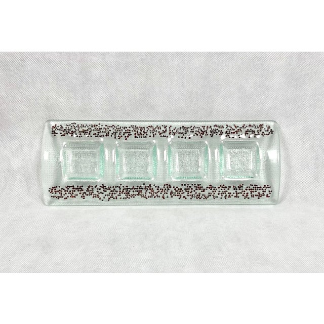 Candleholder with Bohemian Pomegranate attributed to Sklarna Turnov For Sale - Image 5 of 11