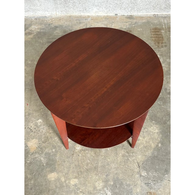Brown 1950s Gio Ponti Tiered Table for Singer and Sons, Unmarked For Sale - Image 8 of 12