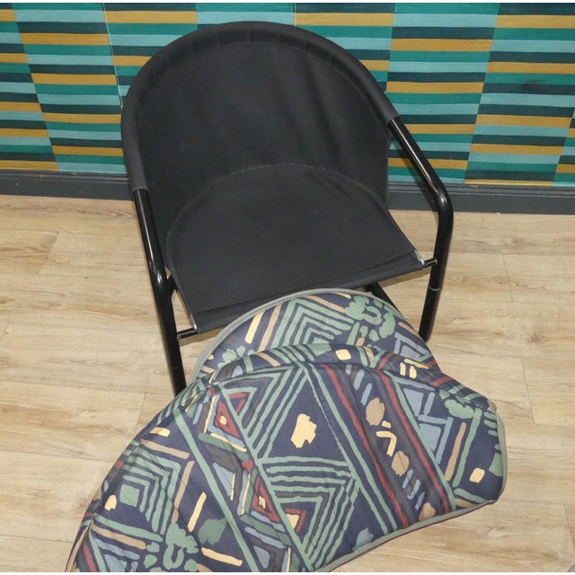 Metal Cantilever Chairs with Washable Upholstered Covers, 1990s, Set of 2 For Sale - Image 10 of 15