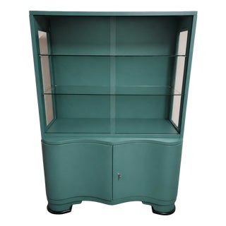 Vintage Art Deco Display Case, 1950s For Sale