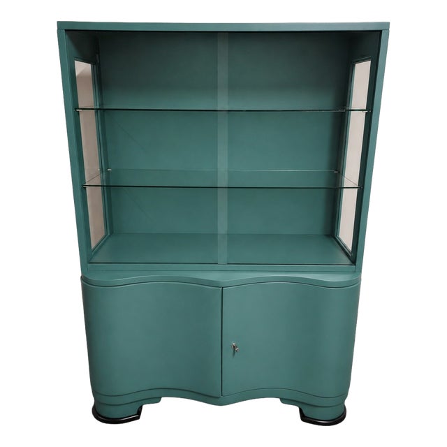 Vintage Art Deco Display Case, 1950s For Sale
