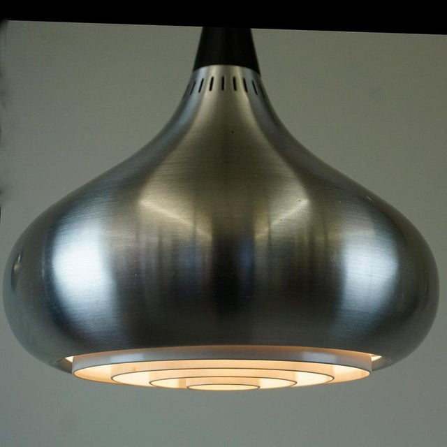 Silver Orient Pendant Lamp by Jo Hammerborg for Fog and Morup, 1960s For Sale - Image 11 of 12