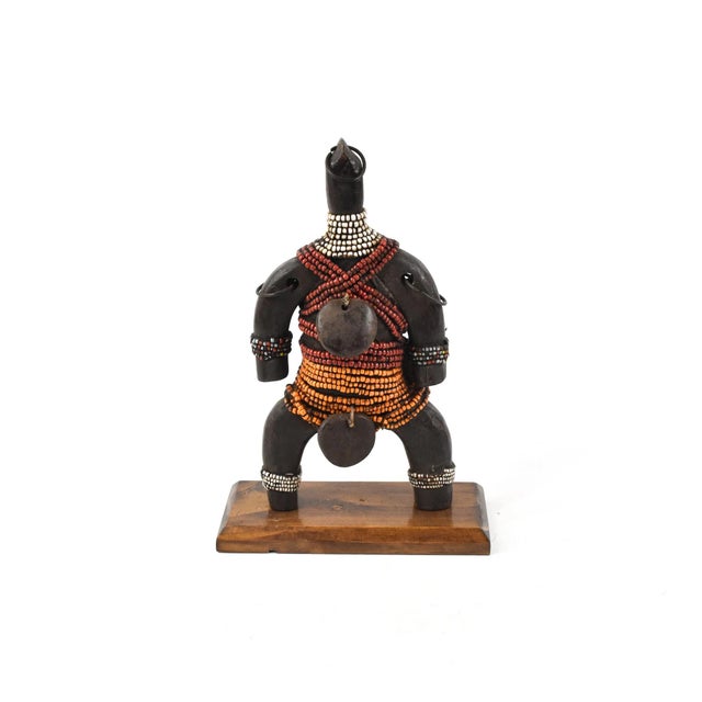 African Early 20th Century Namchi Namji Beaded Fertility Doll Cameroon For Sale - Image 3 of 7