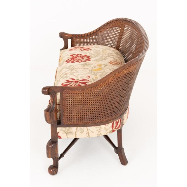 19th Century Bergere Sofa and Chairs, 1875, Set of 3 For Sale - Image 5 of 7