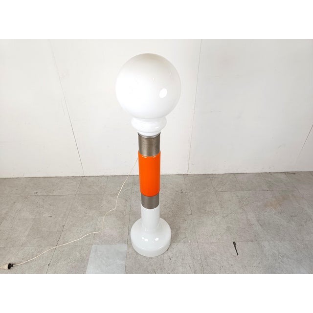 Vintage Glass Floor Lamp from Mazzega, 1960s For Sale - Image 3 of 9
