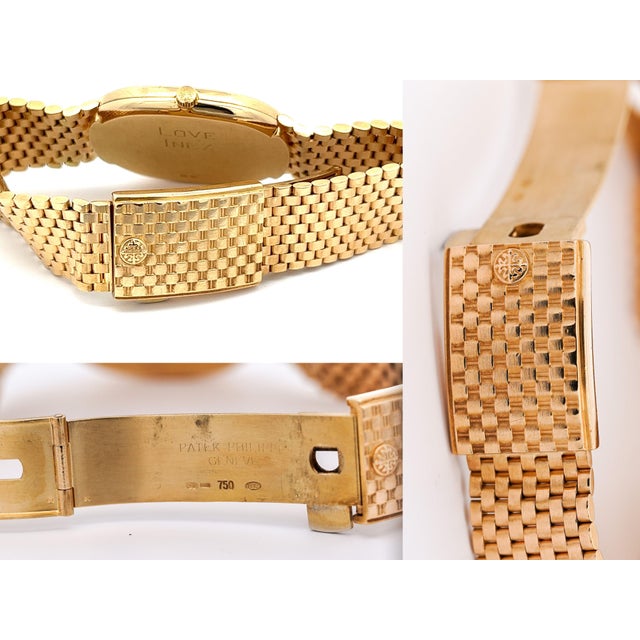 Vintage Patek Philippe Grand Ellipse 18K Yellow Gold Quartz 31mm Unisex 1980 Wat For Sale - Image 9 of 10