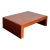 Vintage Ralph Lauren “Dalton” Waterfall Wood Coffee Table For Sale