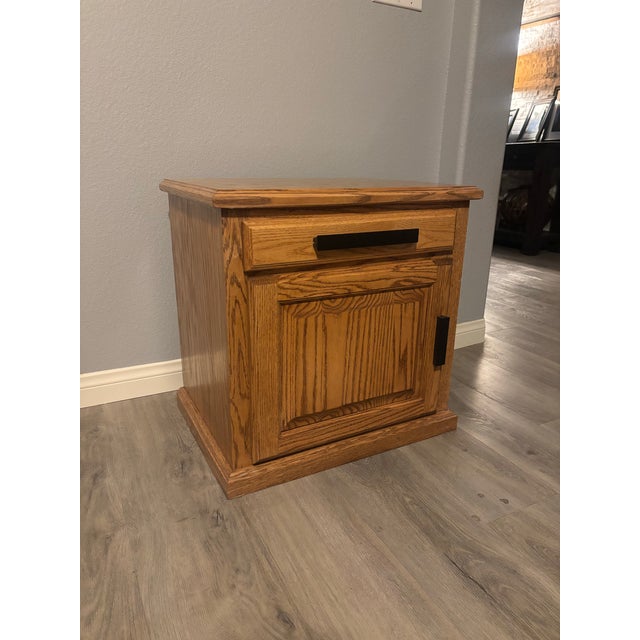 This is a brand new, handcrafted to sell piece. Unlike mass-produced furniture, this nightstand is crafted from solid...