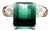 Natural Tourmaline Diamond Ring Size 7 14k W Gold 8.5 TCW Certified For Sale