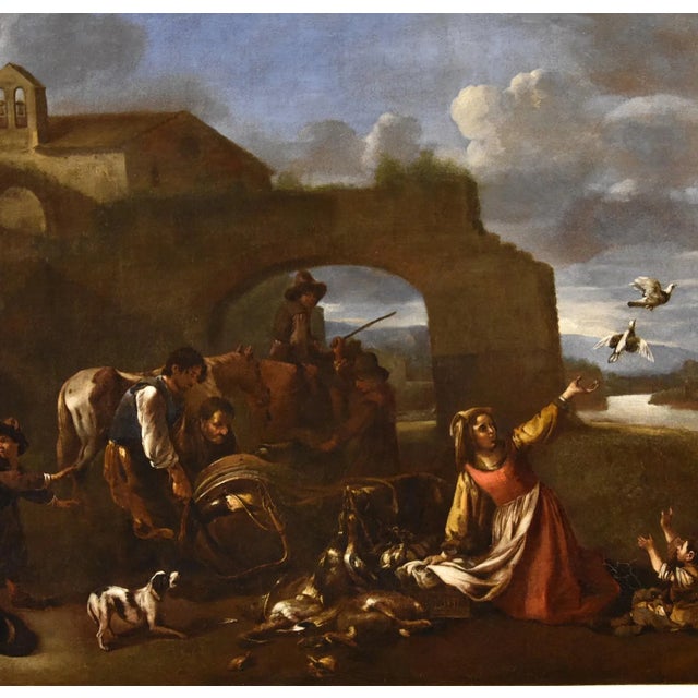 After Jan Miel, Landscape, 1650, Oil on Canvas For Sale - Image 14 of 14
