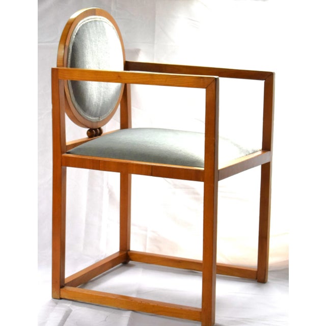 Wood Chair attributed to Josef Hoffmann for Wiener Werkstätte, 1903 For Sale - Image 7 of 11