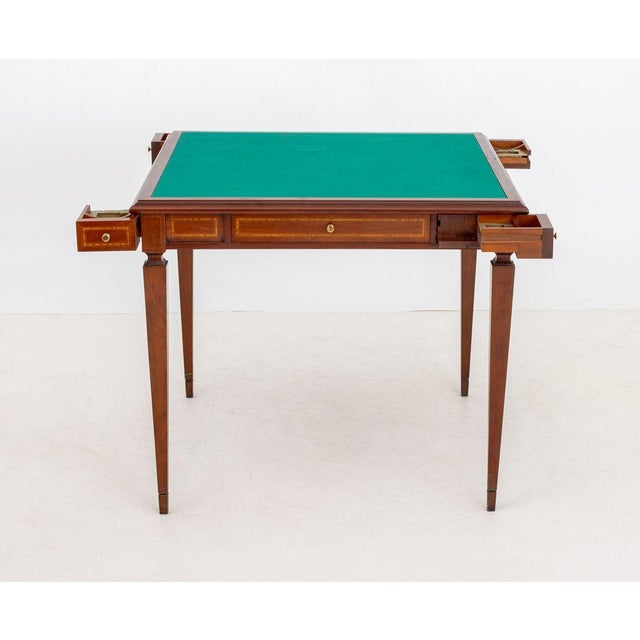 Postmodern Annibale Colombo Cherrywood Game Table For Sale - Image 3 of 8