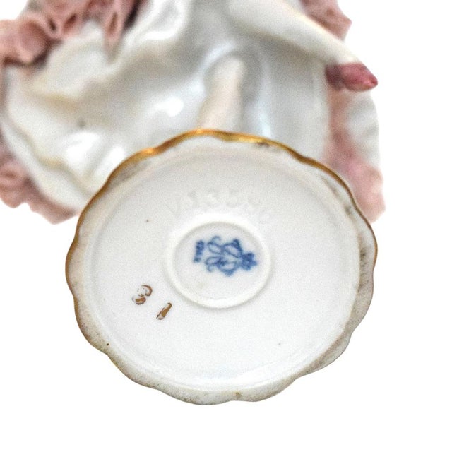 Ballerina Figurine in Porcelain from Volkstedt, Germany, 1920s For Sale - Image 6 of 7