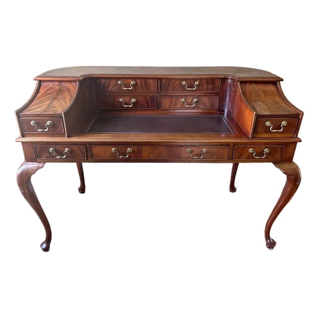 Stunning American of Martinsville English Carlton Writing Desk For Sale
