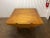 Expandable Wood Dining Table, Light Walnut Stain, Modern Design, 1990 For Sale - Image 10 of 17