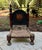 Antique Afghan / Nuristani Folk Art Chair, Hand-Painted Polychrome Wood & Woven Seat For Sale - Image 10 of 12