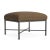 Brown Jordan Venetian Ottoman, Textured Pewter frame with Fusion Moccasian fabric For Sale - Image 12 of 12