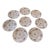 Vintage English Bone China Salad or Dessert Plates Set of 8 For Sale