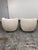 2020s Goop for Cb2 Gwyneth Boucle Swivel Chairs, Pair For Sale - Image 5 of 12