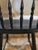 Late 20th Century Late 20th Century L. Hitchcock Black Harvest Inn Side Chair For Sale - Image 5 of 10
