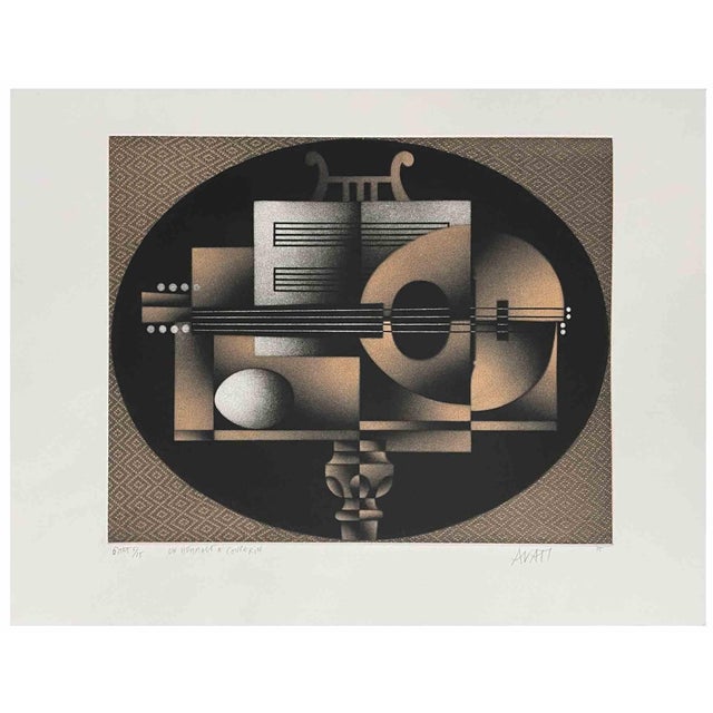 Hommage a Couperin is an artwork realized by Mario Avati, 1975. Etching on wove paper. Signed, dated, marked and numbered...