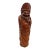 Late 19th Century Chinese Hand - Carved Bamboo Buddha Statue For Sale