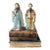 Pair of Vintage Asian Immortal Deities Ceramic 10” Statues For Sale