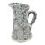 American Brilliant Period Cut Glass Water Pitcher – Deep Wheel Cut Hobstars & Fans – C. 1895–1915 For Sale