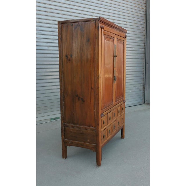 Teak Cupboard with 10 Drawers, 1900s For Sale - Image 6 of 10
