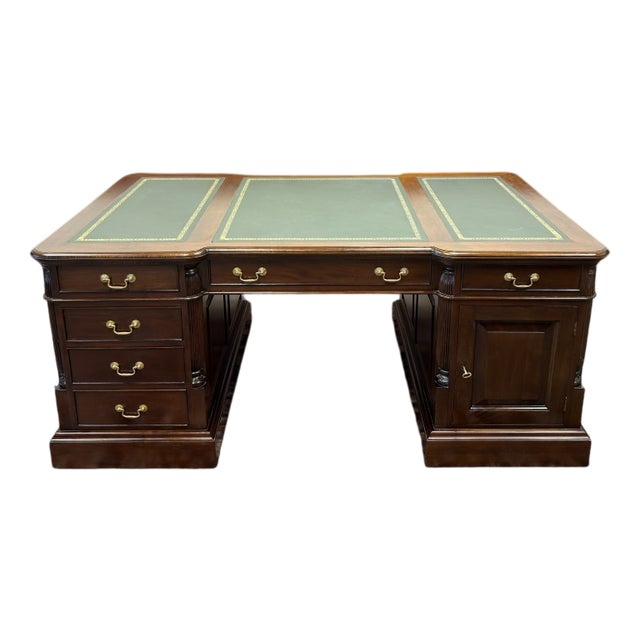 Vintage English Desk in Teak For Sale