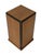 Brown Art Deco Modernist Pedestal in Oak with Black Lacquer, 1930s For Sale - Image 8 of 9