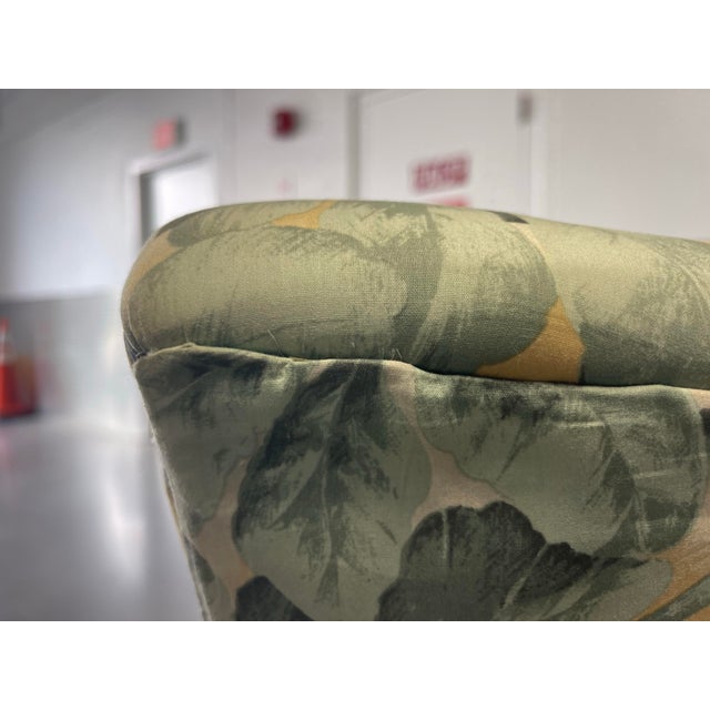 Marge Carson Safari Scene Upholstered Lounge Accent Chair For Sale - Image 10 of 11