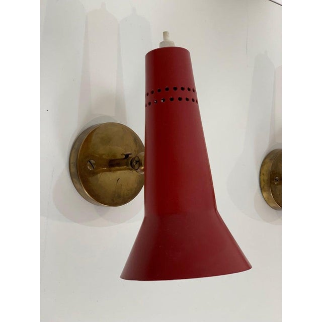 Wall Lamps by Arteluce, 1950, Set of 4 For Sale - Image 12 of 12