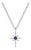 Amethyst Northen Star Pendant, February Birthstone Pendant for Woman For Sale