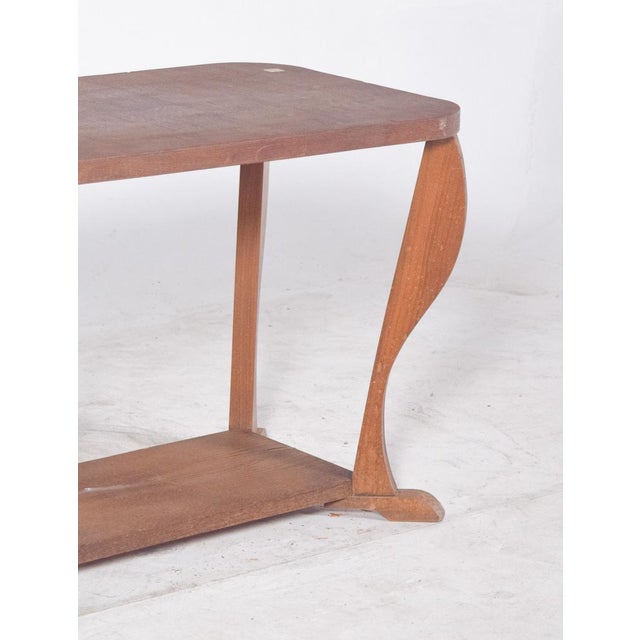 1920s Vintage Portuguese Art Deco Coffee Table, 1920s For Sale - Image 5 of 7