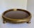Late 20th Century Traditional Neoclassical Oval Wood and Brass Footed Tray For Sale - Image 5 of 12
