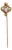 Antique Art Nouveau 14k Gold and Opal Cabochon Stickpin For Sale